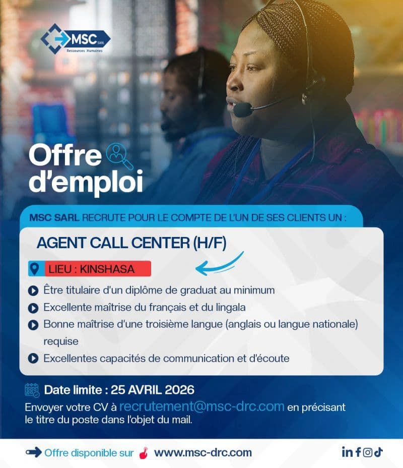 AGENTS CALL CENTER (H/F)