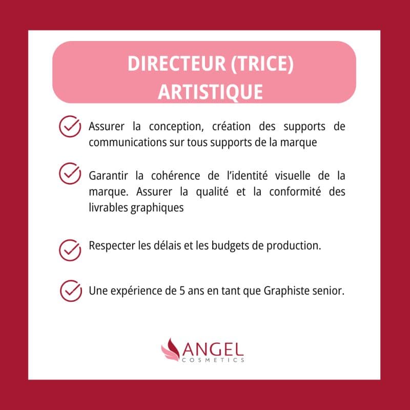 Un Directeur/Directrice Artistique.